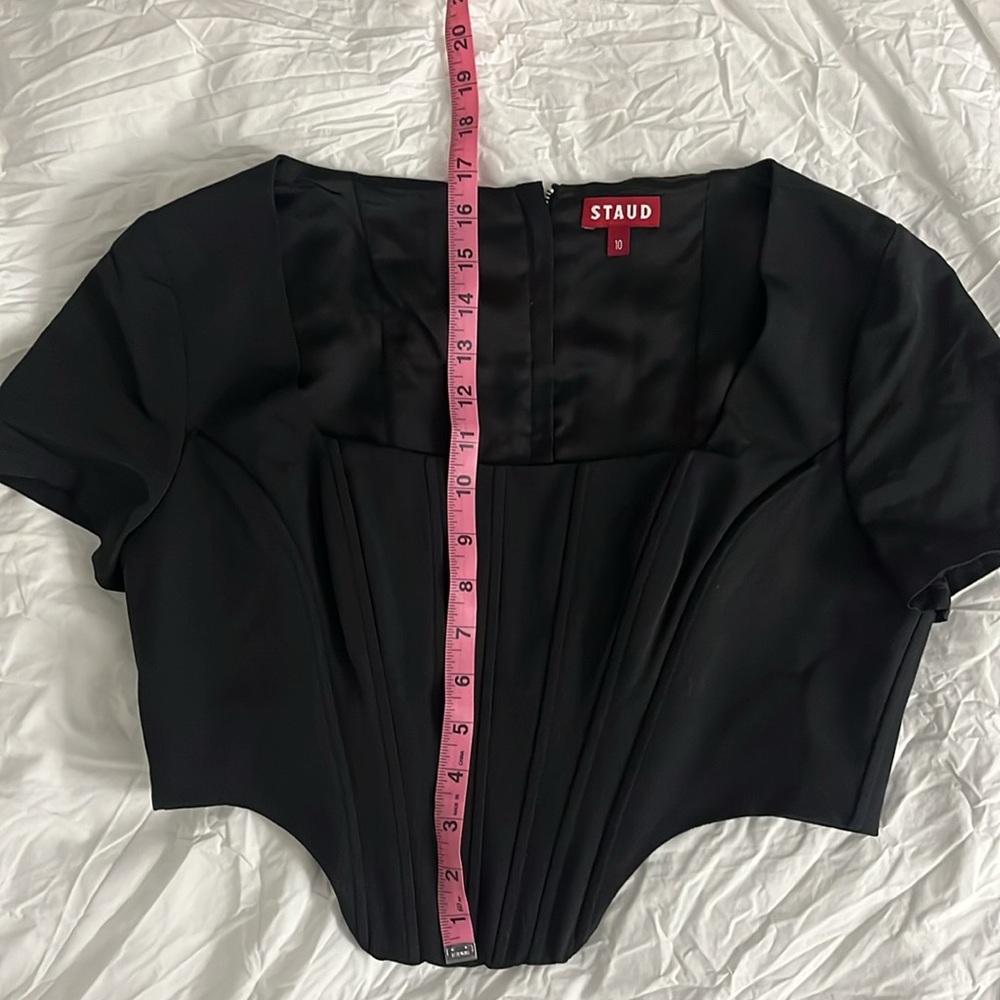 STAUD Black Crop Top - Picture 5 of 8